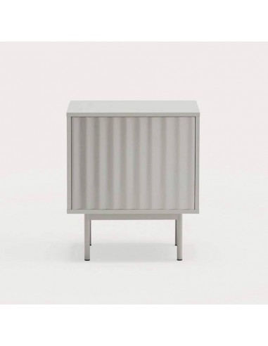 Mesa de cabeceira TEULAT SIERRA 48x35 lacado CINZA