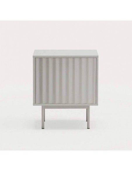 Mesa de cabeceira TEULAT SIERRA 48x35 lacado CINZA