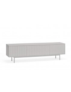 Teulat MUEBLE TV SIERRA 180x40, minimalista lacado en gris.