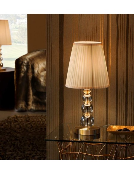 Pequeno, champanhe Schuller mercúrio Lámpara SOBREMESA Pequeno, champanhe Schuller mercúrio Lámpara SOBREMESA