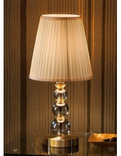 Schuller Mercury Lampara Sobremesa Pequeña, Champan