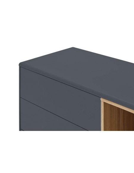 TEULAT APARADOR CORVO 180x40, GRIS ANTRACITA