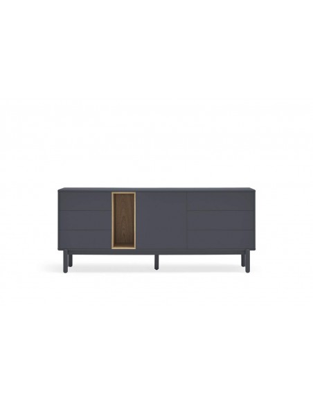 TEULAT APARADOR CORVO 180x40, GRIS ANTRACITA