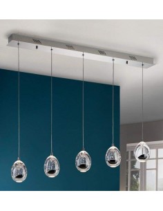 Schuller ROCIO lampara de techo, 5 LED CROMO 2