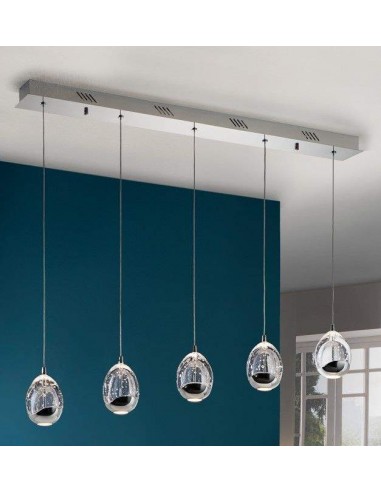 Schuller ROCIO lampara de techo, 5 LED CROMO