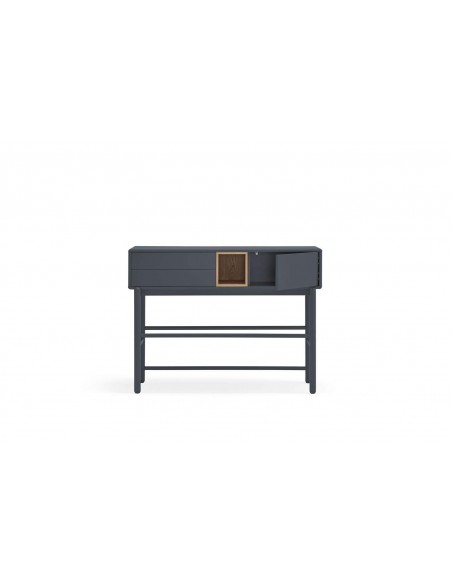 TEULAT Consola de diseño CORVO 120x35, GRIS ANTRACITA