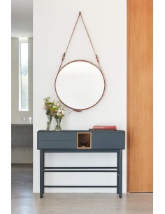 TEULAT Consola de diseño CORVO 120x35, GRIS ANTRACITA 2