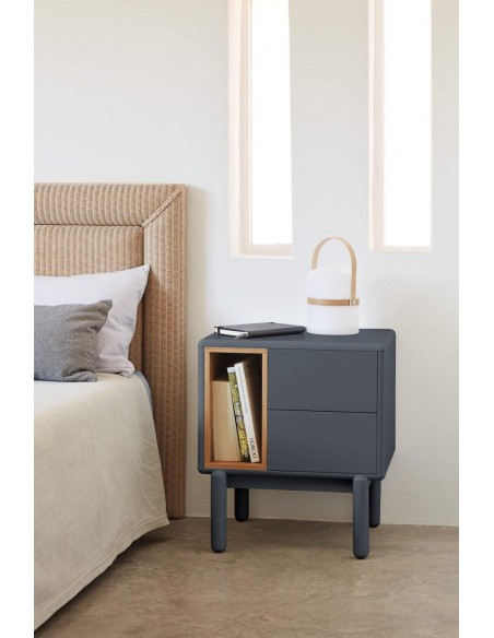 TEULAT MESITA noche CORVO 48x35, GRIS ANTRACITA