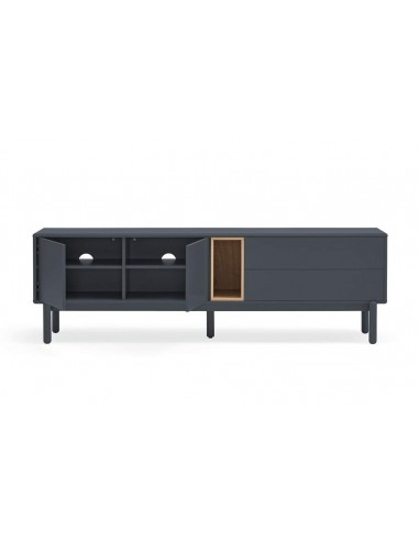 TEULAT MUEBLE TV CORVO 180x40, GRIS ANTRACITA