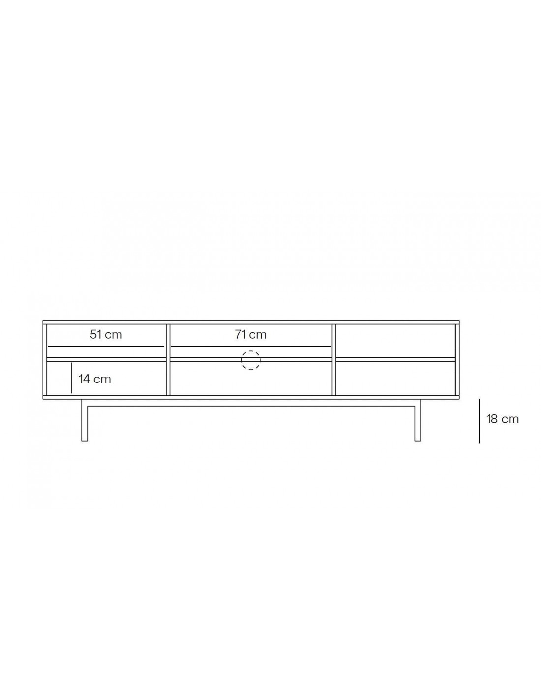 Mueble TV Sierra Blanco - ENVIO GRATUITO