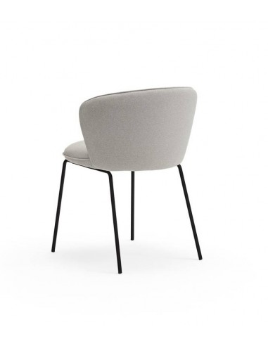 TEULAT SILLA de diseño ADD, tela GRIS CLARO,...