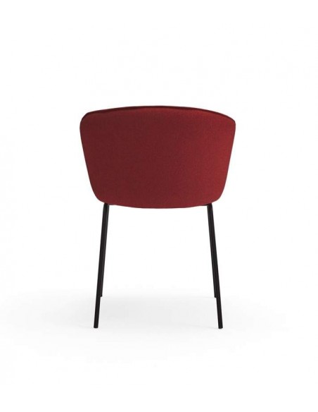 TEULAT ADD design CADEIRA, tecido CALDEIRA, metal preto