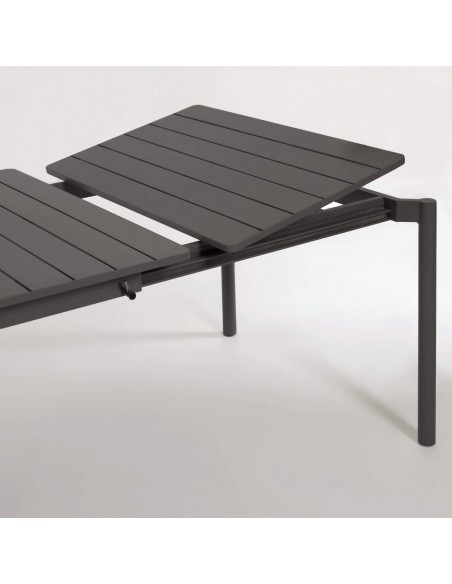 Mesa de exterior extensível em alumínio Zaltana 180/240 x 100