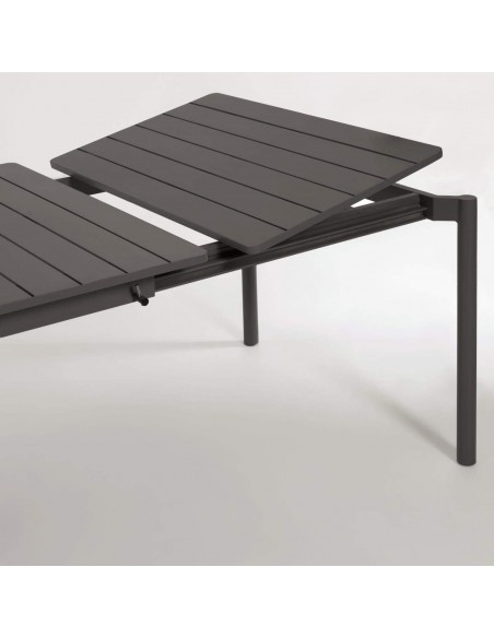Mesa extensible exterior Zaltana de aluminio 140/200 x 90
