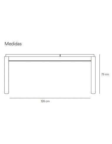 TEULAT mesa secretária minimalista ATLAS...