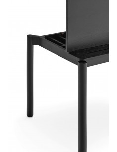 TEULAT mesa secretária minimalista ATLAS 136x68, PRETO 2