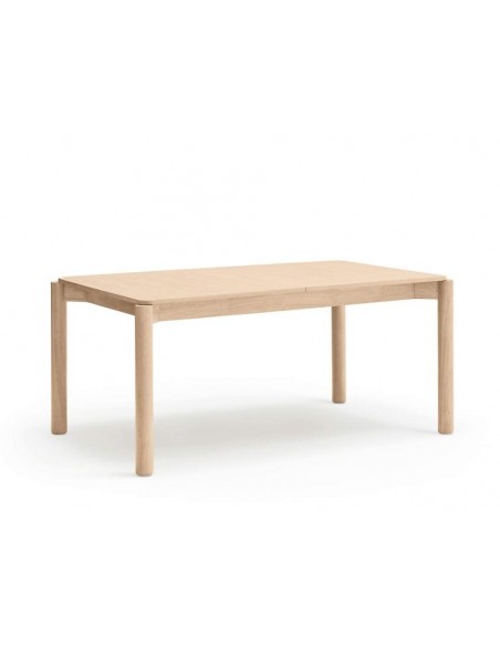 TEULAT Mesa extensível minimalista ATLAS 160(200) x 100, NATURAL CLARA
