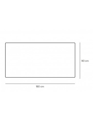 TEULAT MESA minimalista NICOLA 180 x 90, HAYA...