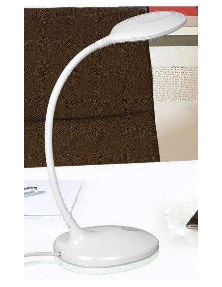 Schuller SCOOP Lámpara SOBREMESA de ESTUDIO LED, BLANCO