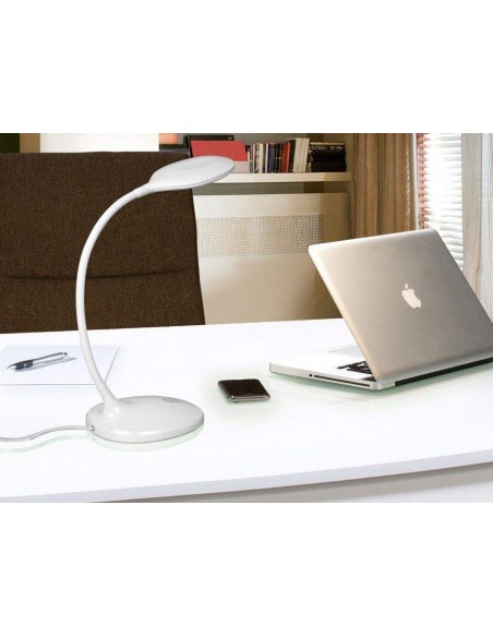 Schuller SCOOP Lámpara SOBREMESA de ESTUDIO LED, BLANCO