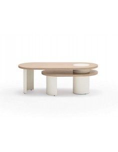 TEULAT MESA nido de CENTRO NORI 120 x 50, MDF NATURAL...