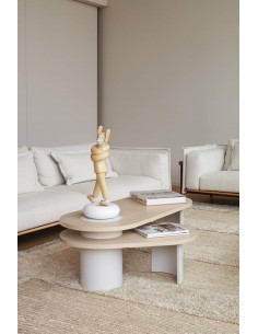 TEULAT MESA nido de CENTRO NORI 120 x 50, MDF NATURAL... 2