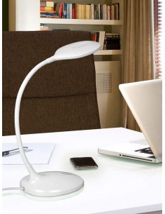 SCOOP Schuller da lâmpada LED, branco estudar mesa