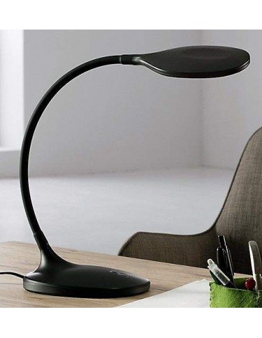 Schuller SCOOP Lámpara SOBREMESA de ESTUDIO LED, Negro