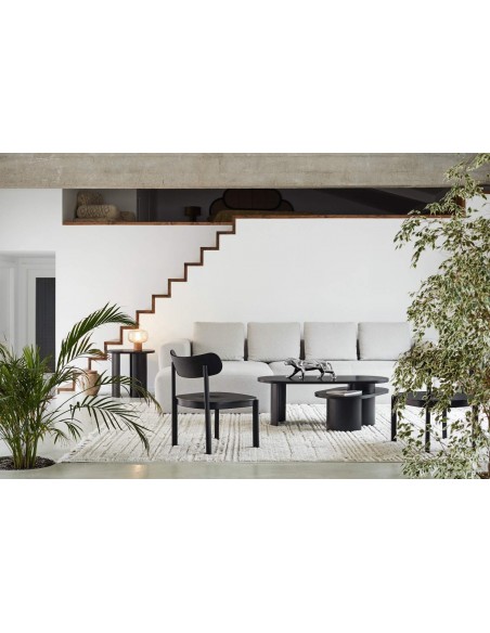 TEULAT MESA MESA RINCON NORI 60 x 45, MDF fresno NEGRO