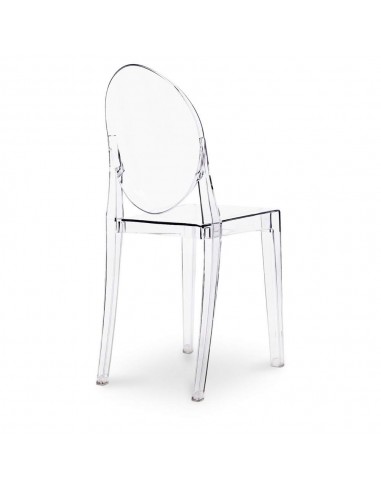 Cadeira Neoclássica Bourbon ghost,...