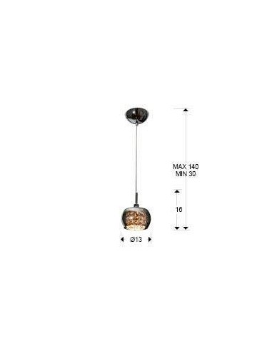 Schuller ARIAN Lámpara COLGANTE 1Led de diseño