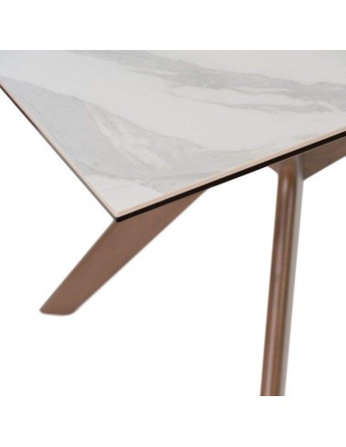 Mesa comedor ELOISE 160x90, porcelánico Mármol...