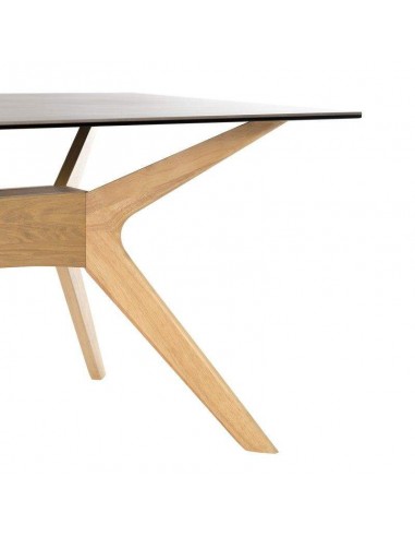 Mesa de jantar ELOISE 160x90, porcelana cinza...