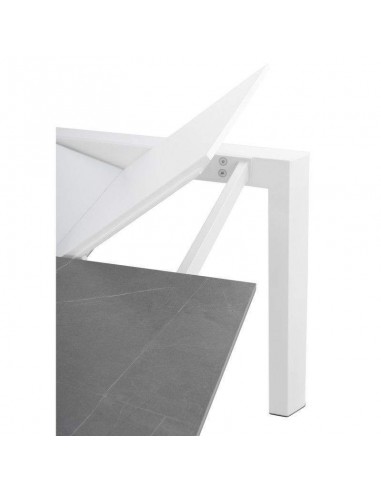 Mesa de jantar extensível LISA 160x90, cinza...