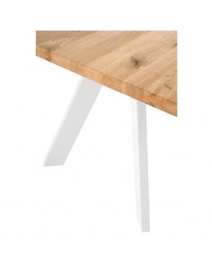 Mesa design industrial LUCINA 160 x 90 carvalho, metal... 2