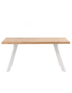Mesa design industrial LUCINA 220 x 100 carvalho, metal... 2