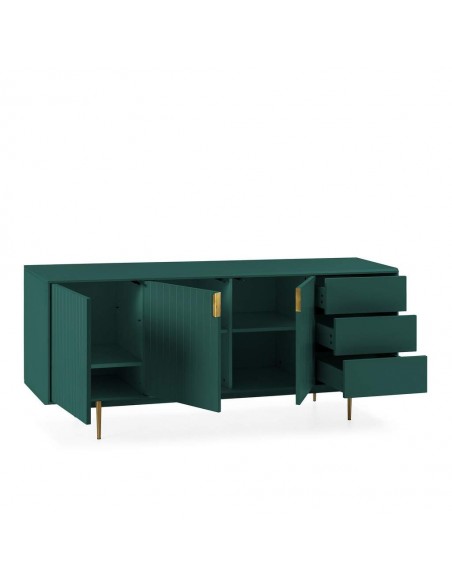 APARADOR moderno CANDEM 180 x 45, lacado verde