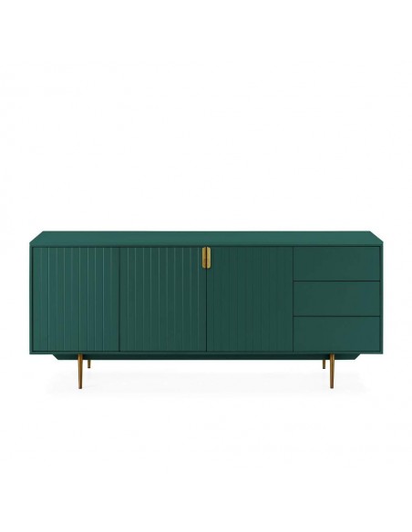 APARADOR moderno CANDEM 180 x 45, lacado verde
