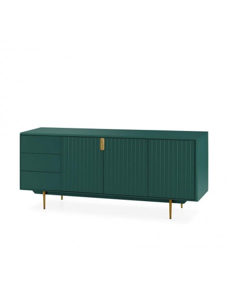 APARADOR moderno CANDEM 180 x 45, lacado verde