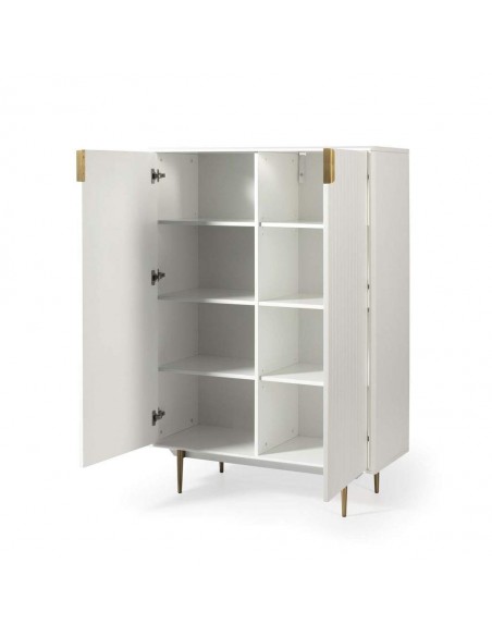 MUEBLE CUBO MODERNO CANDEM 100 x 142, lacado blanco