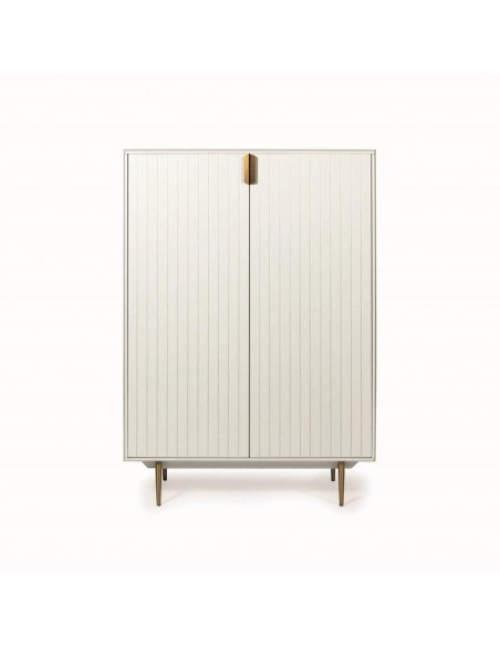 MUEBLE CUBO MODERNO CANDEM 100 x 142, lacado blanco
