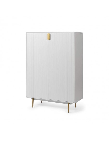 MUEBLE CUBO MODERNO CANDEM 100 x 142, lacado blanco