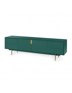 MUEBLE MODERNO TV CANDEM 200 x 42, lacado verde