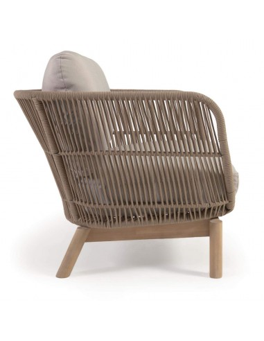 Poltrona de exterior Catalina, corda bege,...