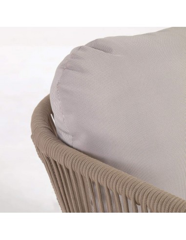 Butaca exterior Catalina, cuerda beige, madera...