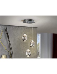 Schuller ROCIO 25 LAMPARA DE TECHO 3LED cromada