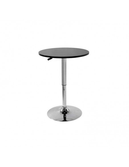 Mesa alta de cocina Label 70, Elevable, tapa madera bilaminada soft negra Mesa alta de cocina Label 70, Elevable, tapa madera bilaminada soft negra