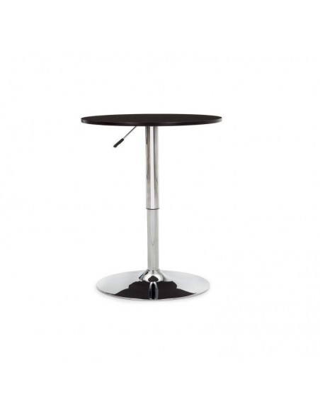 Mesa alta de cocina Label 70, Elevable, tapa madera bilaminada soft negra Mesa alta de cocina Label 70, Elevable, tapa madera bilaminada soft negra