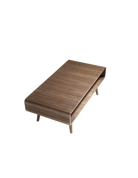Mesa de café SCOTT 120x60, madeira de nogueira
