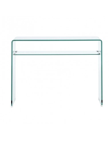 Console Sala minimalista Adana 100x33, Vidro...